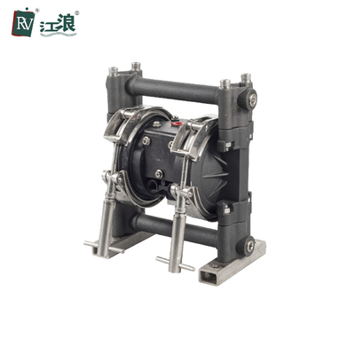 3/8&quot; Çift Havalı Diyaframlı Pompa Aside Dayanıklı Kimyasal Atık Çamur Su