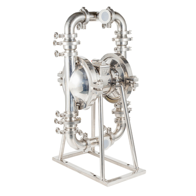 1/2 &quot;Pneumatik Diyafragma Pompası 20 GPM 30-90 PSI Hava Basıncı