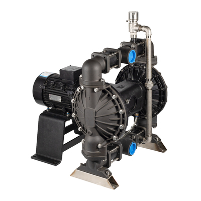 Paslanmaz çelik 304 valf koltuğu ve 3 Kw motor gücü ile motor diafragma pompası