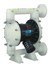 1/2 Hava Girişi 120PSI hava basıncındaki temiz oda ortamları için hava ile çalışan diyafragma pompası