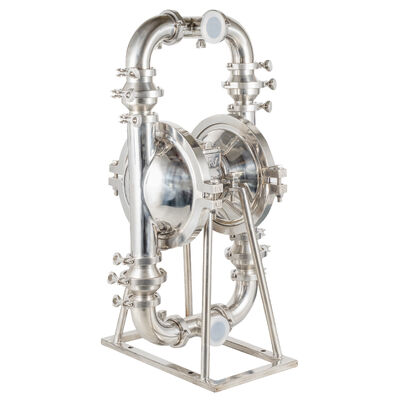 Gıda Sertifikasıyla 2 Inç Gıda Sınıfı Sanitar Pnömatik Çift Diyafragma Pompası