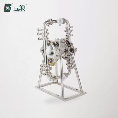 Atık Su Arıtma İçin 1 İnç Gıda Sınıfı Hijyenik Tasarım Hava Kumandalı Diyaframlı Pompa