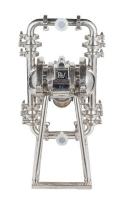 120psi Maksimum Basınçlı ve PTFE Diyaframlı Yüksek Sıcaklık Dayanımlı AODD Pompa