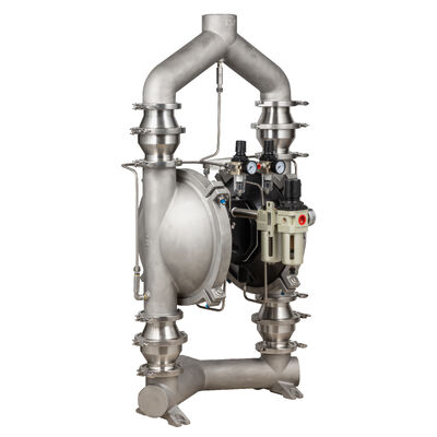 Endüstriyel uygulamalar için PTFE diyaframı ve 150 gpm akış hızı ile yeni tasarımlı pnevmatik toz pompası