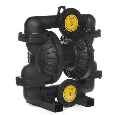 Endüstriyel uygulamalar için 120psi maksimum basınçlı 3 inç esnek demir diafragma pompası