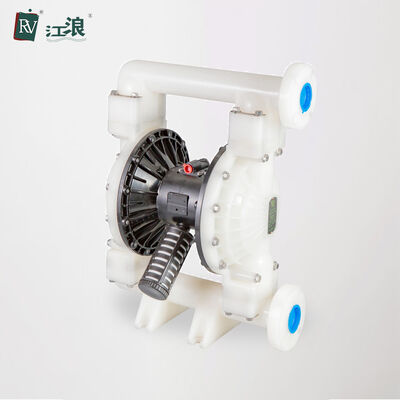 Kimyasal Transferi İçin 570L/M Debi Hızlı Pnömatik PTFE PVDF Çift Diyaframlı Pompa