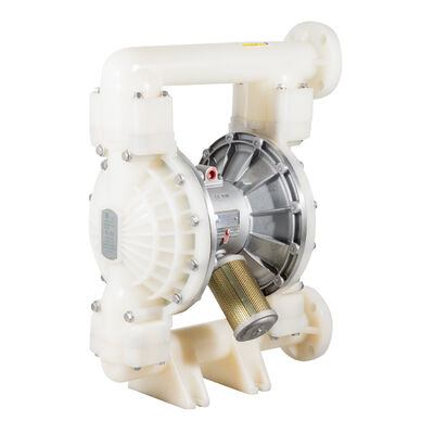 Kimyasal Transferi İçin 570L/M Debi Hızlı Pnömatik PTFE PVDF Çift Diyaframlı Pompa