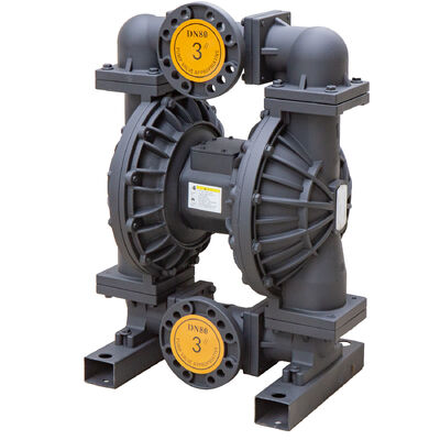 1022 L/M Akış Hızına Sahip 3 İnç Alüminyum Havayla Çalışan Diyaframlı Pompa, Atık Su Arıtma İçin