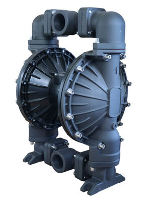 2 inç Alüminyum Pnömatik Çift Diyafragma Pompası 120 Psi İşleme ve Atık Su Arıtma için Büyük Akış