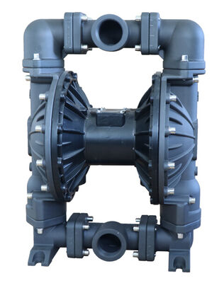 2 inç Alüminyum Pnömatik Çift Diyafragma Pompası 120 Psi İşleme ve Atık Su Arıtma için Büyük Akış