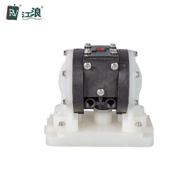 Vakumlu Hava Çift Diyaframlı Pompa Manuel 1/4&quot; Pp Aşındırıcı Sıvı Taşıma