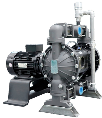 Motor Elektrik Tahrikli Diyaframlı Pompalar 1-1 / 2 &quot;Aşındırıcı Sıvı İçin İnç