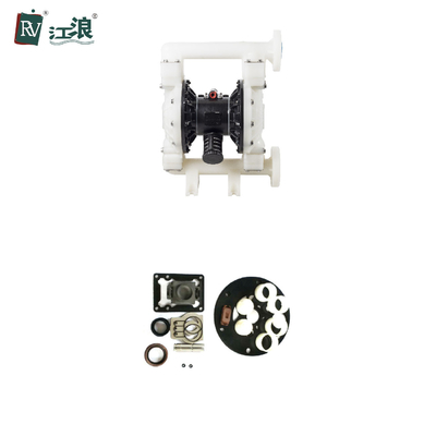 PVDF Kynoar Havalı Diyaframlı Pompa 1.5 İnç 40mm 120 Psi Kimya Tesisi