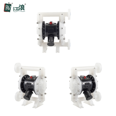 1&quot; Hava Diyaframlı Çamaşır Suyu Pompası, Nitril Elastomer PTFE Küresel Vana 151lpm ile