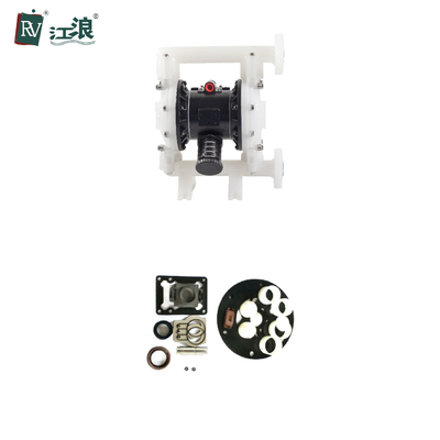 1&quot; Hava Diyaframlı Çamaşır Suyu Pompası, Nitril Elastomer PTFE Küresel Vana 151lpm ile