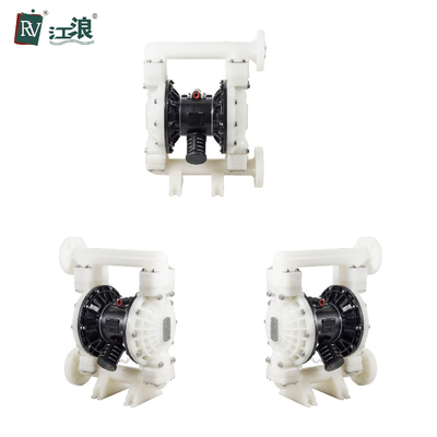 Plastik PVDF Pnömatik Diyaframlı Pompa 1-1/2&quot; Havayla Çalışan Dozaj Pompası