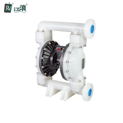 Kimya Tesisi için 1.5 &quot;Püskürtme Çift Diyaframlı Çöp Pompası PVDF Kynoar